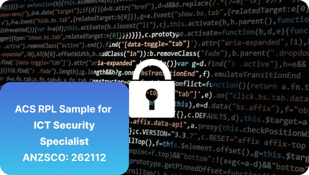 ICT Security Specialist